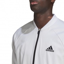 adidas Tennis Training Jacket Stretch Woven (Stretch material, moisture-absorbing) white Men